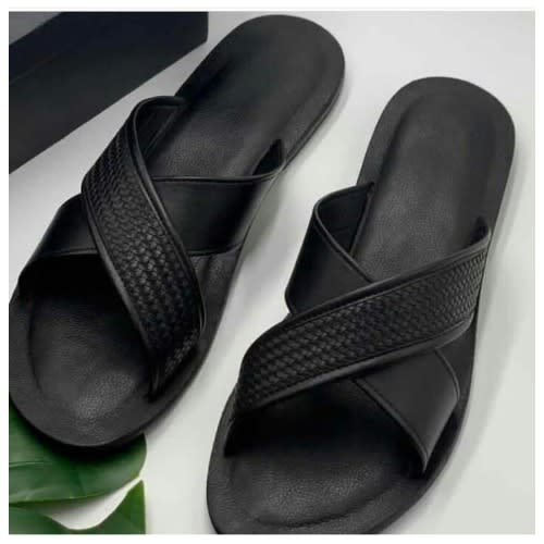 Realwon Black Male Slippers | Konga Online Shopping