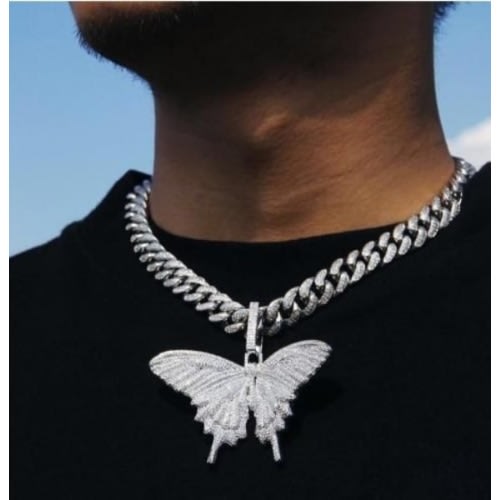 Butterfly chain mens clearance