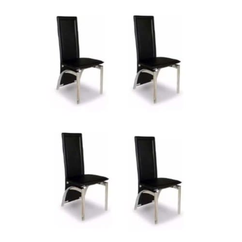 Set Of 4 Universal Dining Chairs - Black | Konga Online Shopping