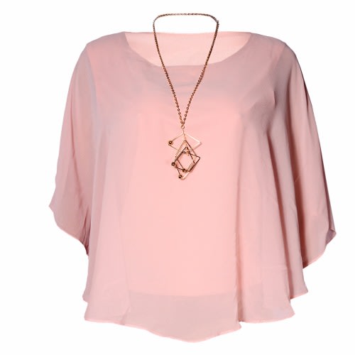 Fervente Classy Lantern Sleeve Chiffon 