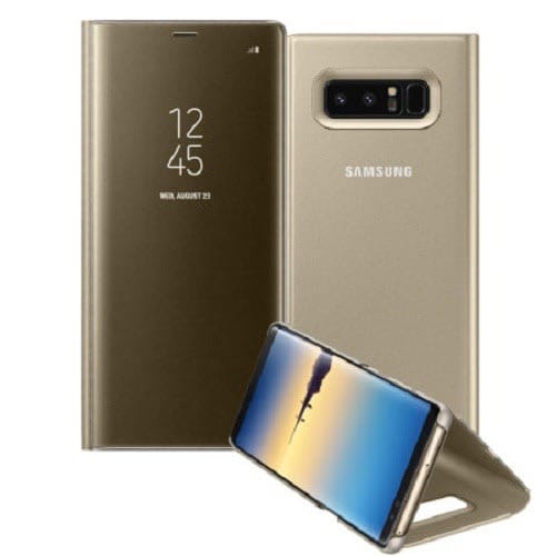 flip case for samsung galaxy s8 plus gold