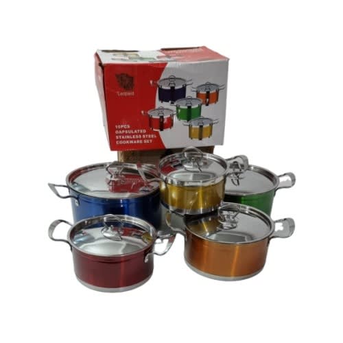 Leopard Stainless Steel Pot Set Konga Online Shopping