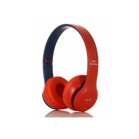 P47i Stereo Bluetooth Headphone Red | Konga Online Shopping