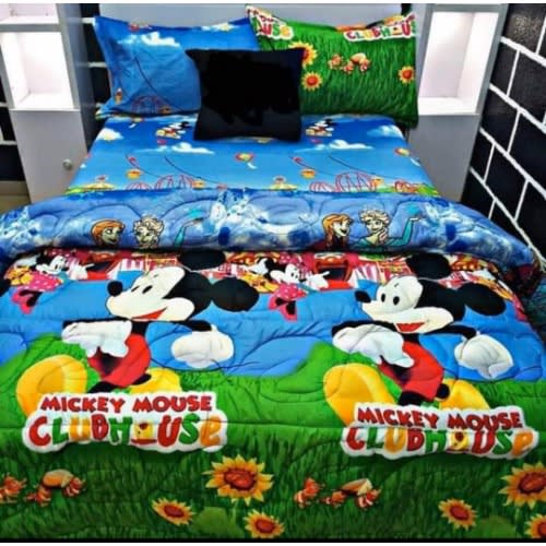 Mickey Mouse Clubhouse Bed Sheet 2, Mickey Mouse Clubhouse Queen Bedding