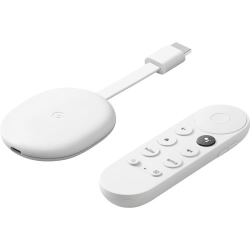 Chromecast with Google TV 4K　Snowwhite