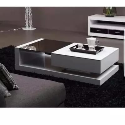 Luxury Coffee Glass Top Centre Table With Free Side Stool Konga Online Shopping
