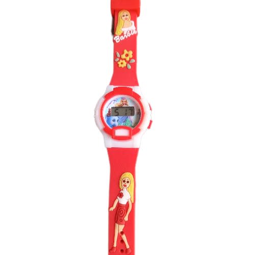 Digital Watch - Barbie Cartoon Character - Red | Konga Online Shopping