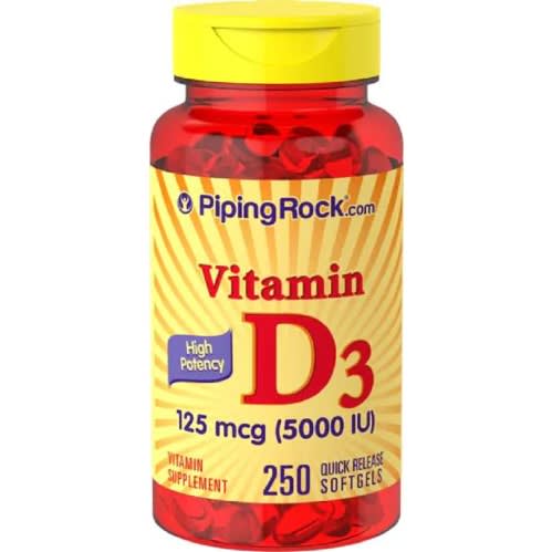 High Potency Vitamin D3 5000 Iu 250 Softgels