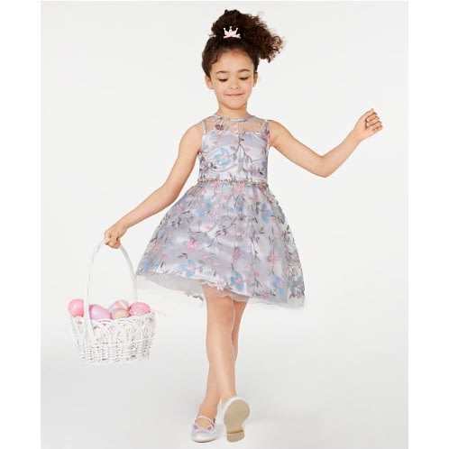 little girl embroidered dresses