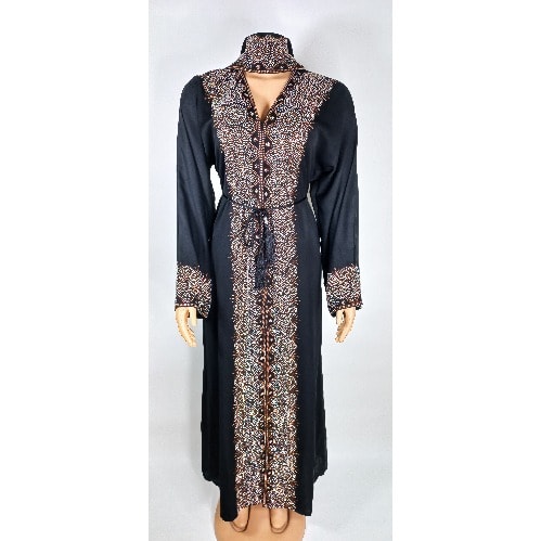 Ladies Abaya Gown Black