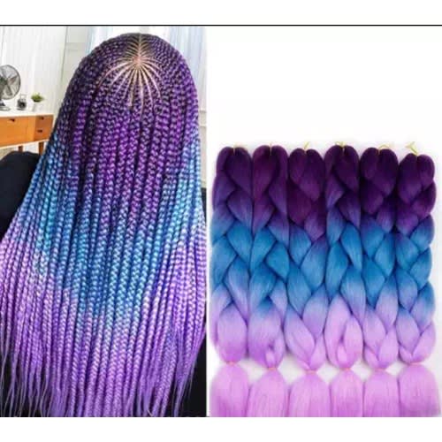 Jumbo Braiding Hair Five Bundles Color C36 3 Tone Ombre