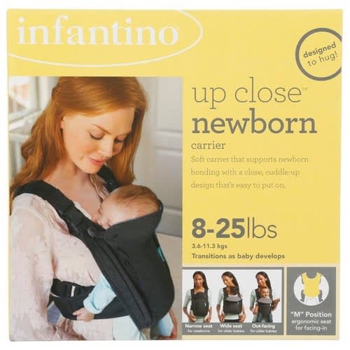 Infantino Up Close Newborn Baby Carrier Black Konga Online Shopping