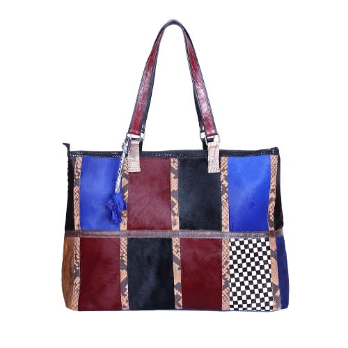 Ladies Multicolour Animal Skin Hand Bag | Konga Online Shopping