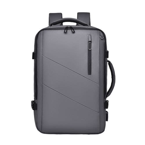 Unisex School Bag Waterproof Laptop Hiking Backpacks Grey