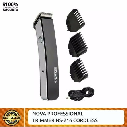 Nova Professional Cordless & Rechargeable Trimmer/Clipper With Stainless  Steel Blades | Konga Online Shopping
