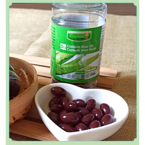 Aloe Vera Oil Capsule For Bowel Movements Laxative Constipation And