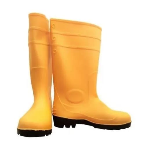 Rain Boot With Safety Tone - Rubber - Yellow | Konga Online Shopping