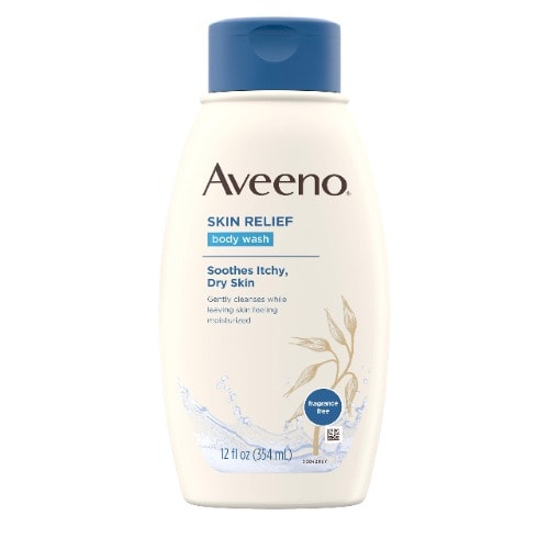 Aveeno Skin Relief Body Wash - Fragrance Free - Gentle & Effective - 12 Oz