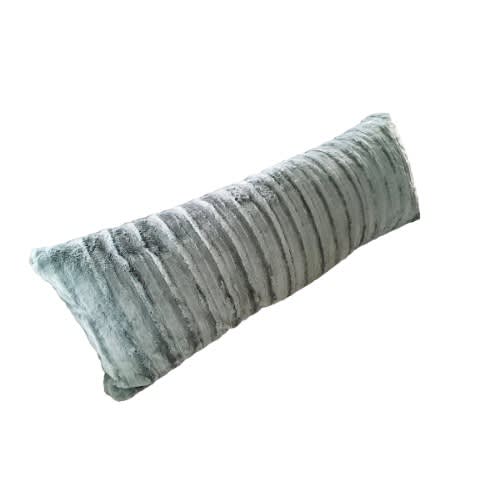 Soft Faux Fur Body Pillow Grey 54" X 20'' Konga Online Shopping