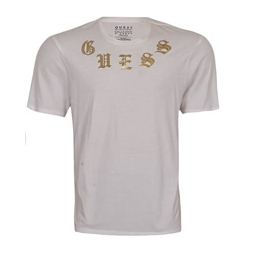 guess gold shirt