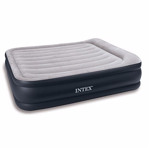 Intex Deluxe Pillow Rest Raised Comfort, Intex Queen Deluxe Pillow Rest Raised Air Bed With Pump Reviews