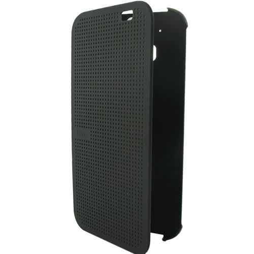 dot view case for htc one m9 black