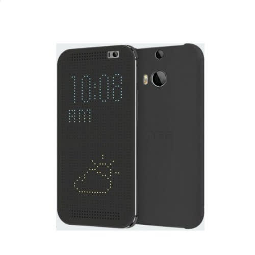 dotview smart flip cover for htc desire 828 black
