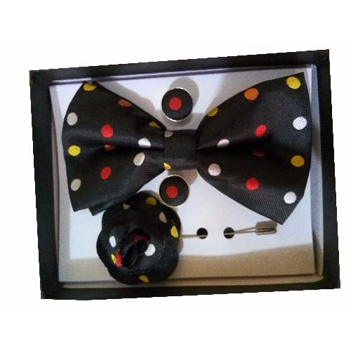 dotted bow tie