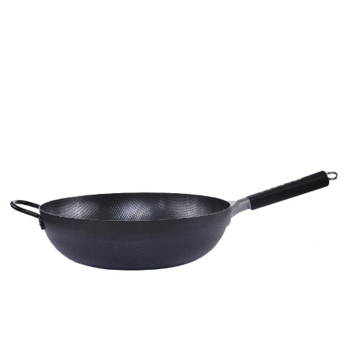 two handle frying pan