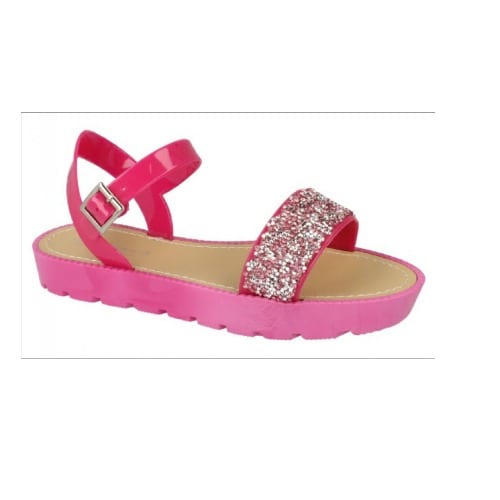 ladies fuschia sandals