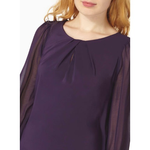 billie & blossom purple shift dress