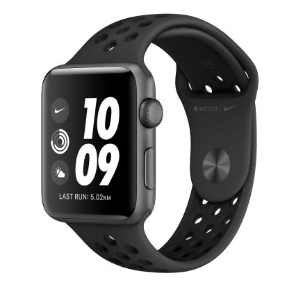 Apple Watch Series 3 Gps Only 38mm Space Gray Aluminum Nike Sport Band Anthracite Black Konga Online Shopping