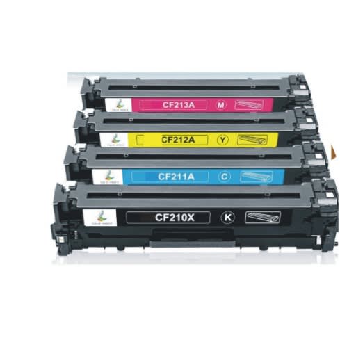 Toner Cartridge For CF210A CF211A CF212A CF213A - 131A Complete Set ...