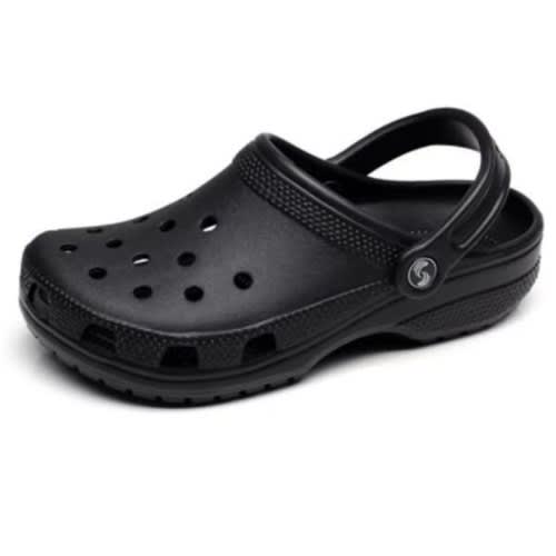 Ladies shop black crocs