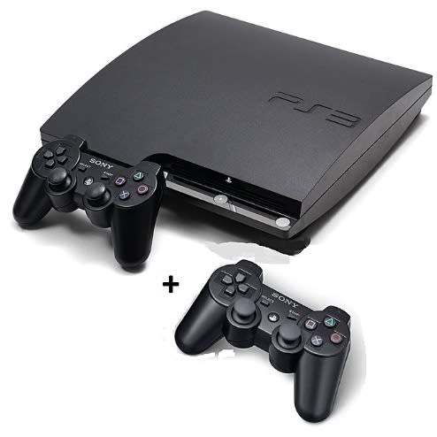 PS3 Slim 320GB + 2 Pads & 20 Games Inclusive.