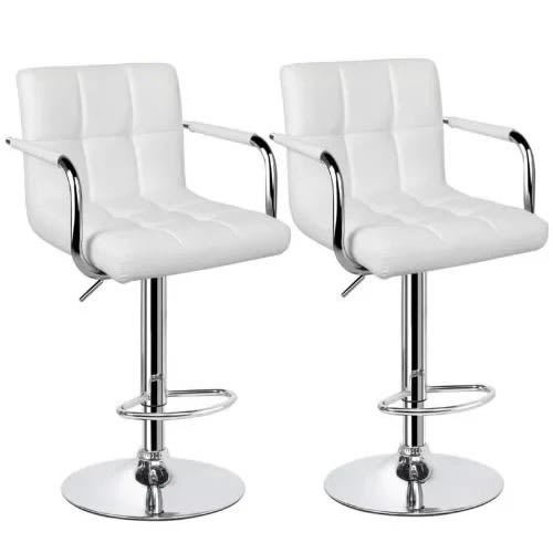 Elites Bar Stool With Armrest Set Of, Swivel Bar Stools With Backs And Arms Set Of 2