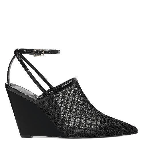 Vachya pointy toe shop wedge pumps