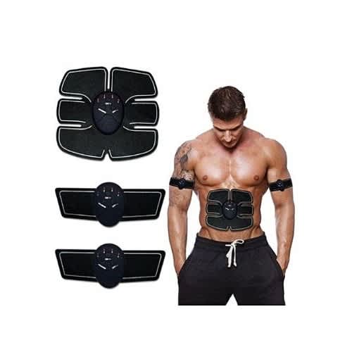 Six Pack EMS Muscle Toning Stimulator Black Konga Online Shopping