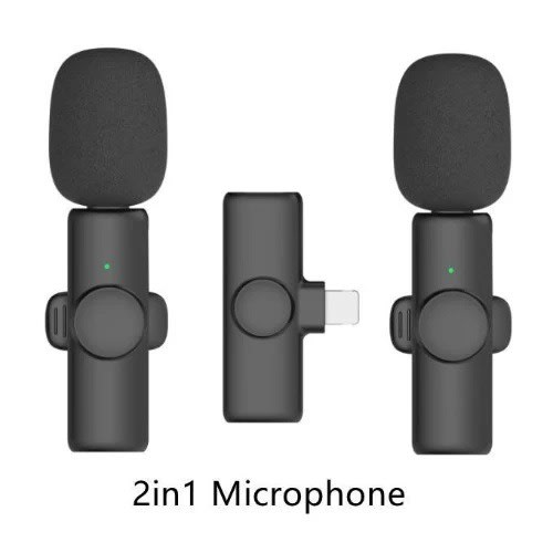 K9 Dual Wireless Clipon Microphone For iPhone & Ipad Konga Online