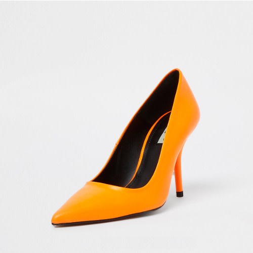 River Island Court Heel Shoes Orange Konga Online Shopping