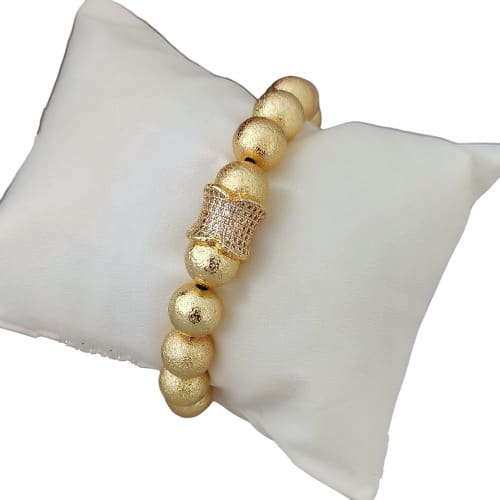 Lucky Feather 14k Gold Plated Bead Bracelet And Jewelry Dish Set - Inspirational Gift For Women