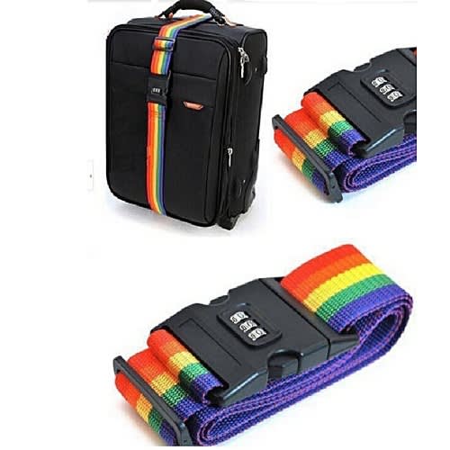luggage strap with lock