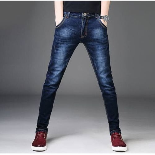 Men Plain Blue Jeans Trouser | Konga Online Shopping