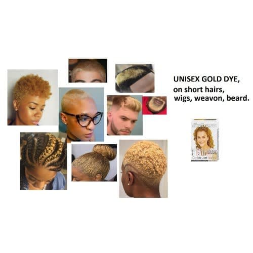 Subaru Permanent Hair Colour Dye, Unisex - Gold | Konga Online Shopping