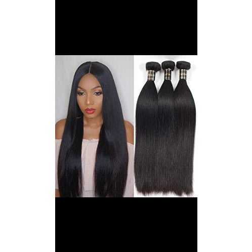 Malaysian Straight Natural Black 100 Human Hair 22 Konga