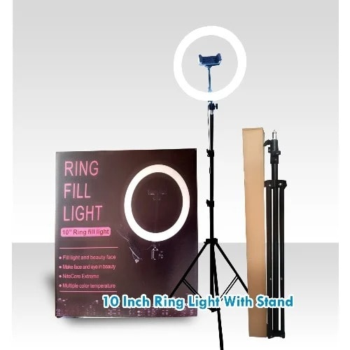 Ring Light 10 Inch With Tripod Stand 2.1m Konga Online Shopping