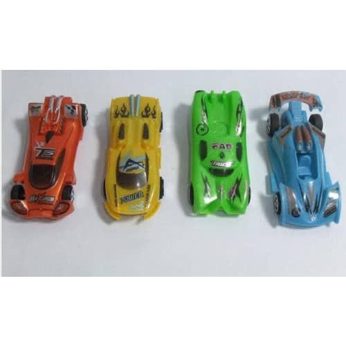Pull back clearance friction cars