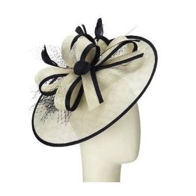 Black and cream hats and clearance fascinators