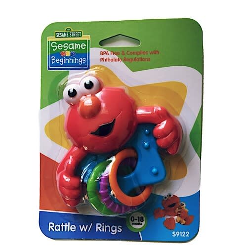 sesame beginnings rattle with rings