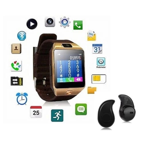 Dz09 Sim Card And Tf Card Enabled Bluetooth Smart Watch S530 Bluetooth Headset Konga Online Shopping
